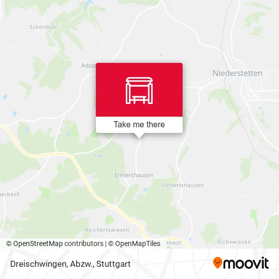 Карта Dreischwingen, Abzw.