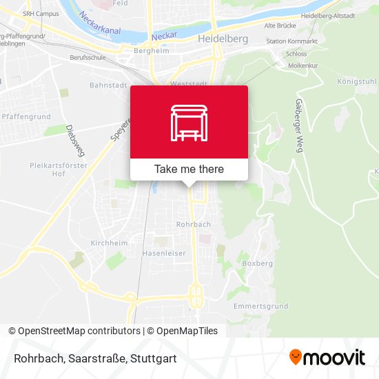 Карта Rohrbach, Saarstraße