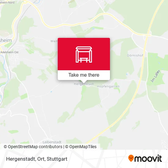 Карта Hergenstadt, Ort