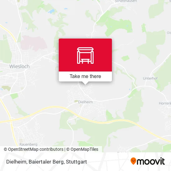 Карта Dielheim, Baiertaler Berg