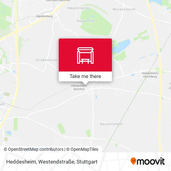 Карта Heddesheim, Westendstraße