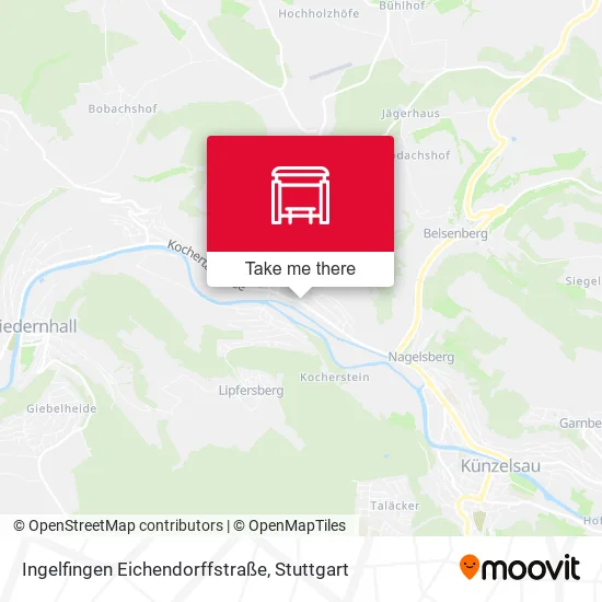 Карта Ingelfingen Eichendorffstraße