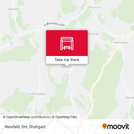 Карта Reisfeld, Ort