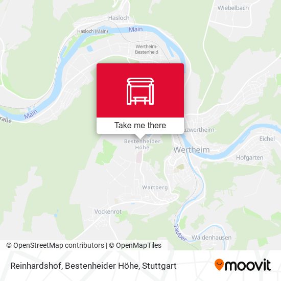 Карта Reinhardshof, Bestenheider Höhe