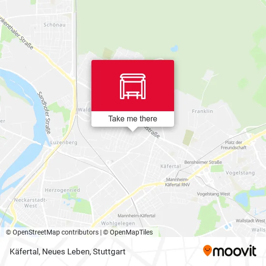 Карта Käfertal, Neues Leben