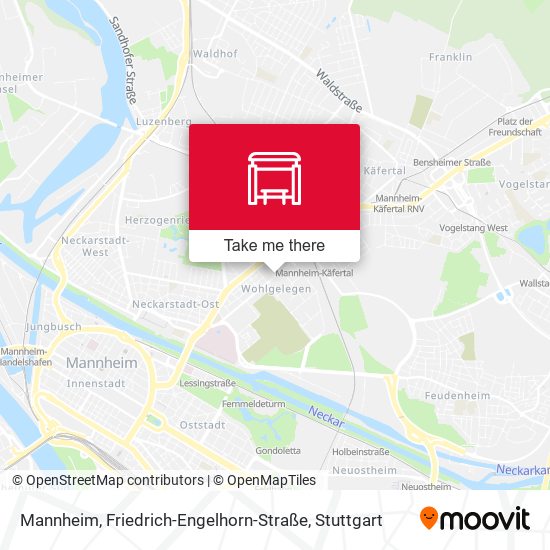 Mannheim, Friedrich-Engelhorn-Straße map