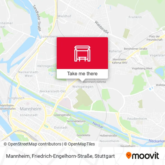 Карта Mannheim, Friedrich-Engelhorn-Straße