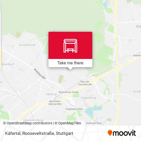 Käfertal, Rooseveltstraße map