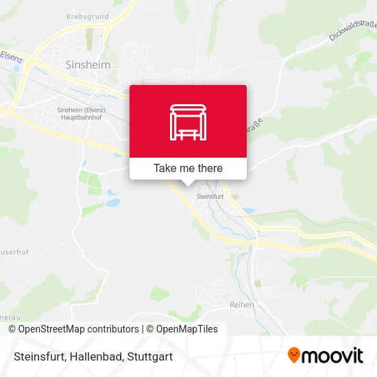 Карта Steinsfurt, Hallenbad