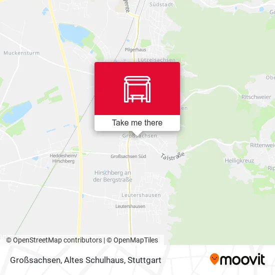 Карта Großsachsen, Altes Schulhaus