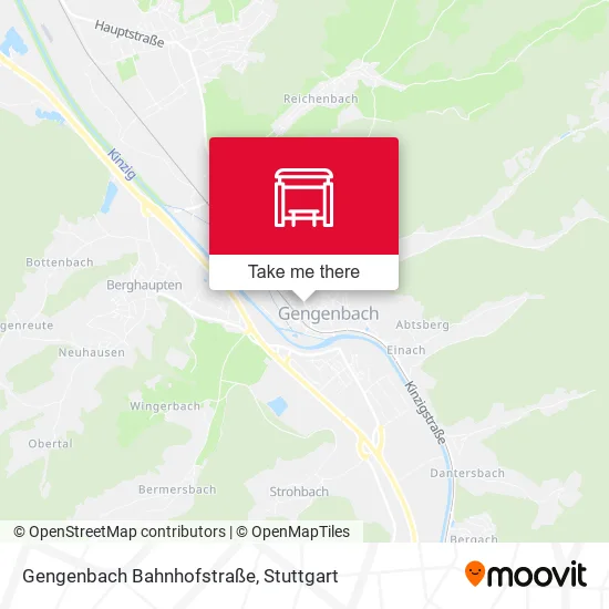 Карта Gengenbach Bahnhofstraße