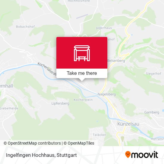 Ingelfingen Hochhaus map
