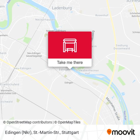 Карта Edingen (Nkr), St.-Martin-Str.
