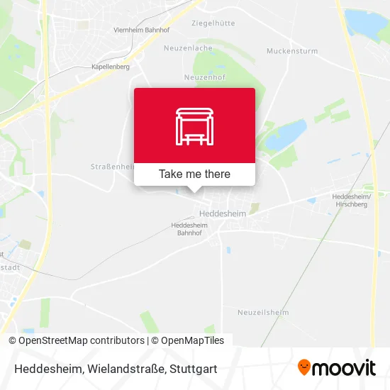 Карта Heddesheim, Wielandstraße
