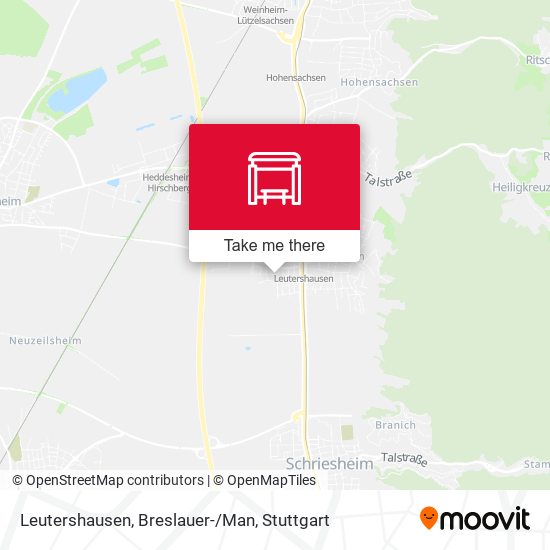 Карта Leutershausen, Breslauer-/Man