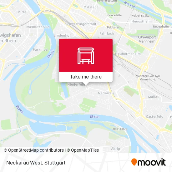 Карта Neckarau West