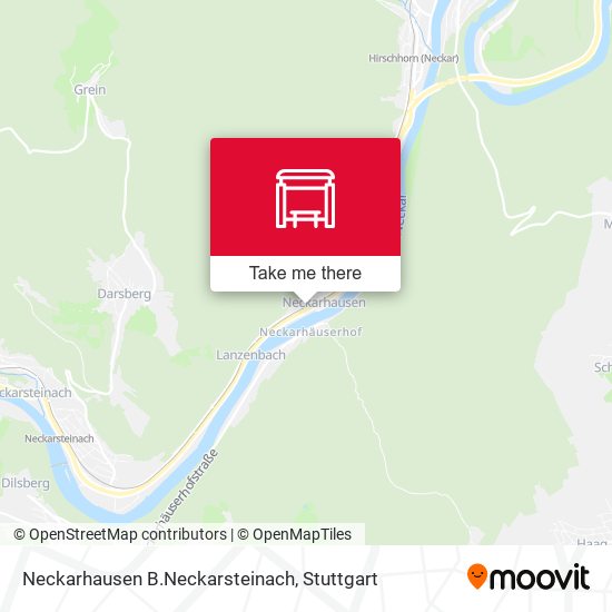 Карта Neckarhausen B.Neckarsteinach