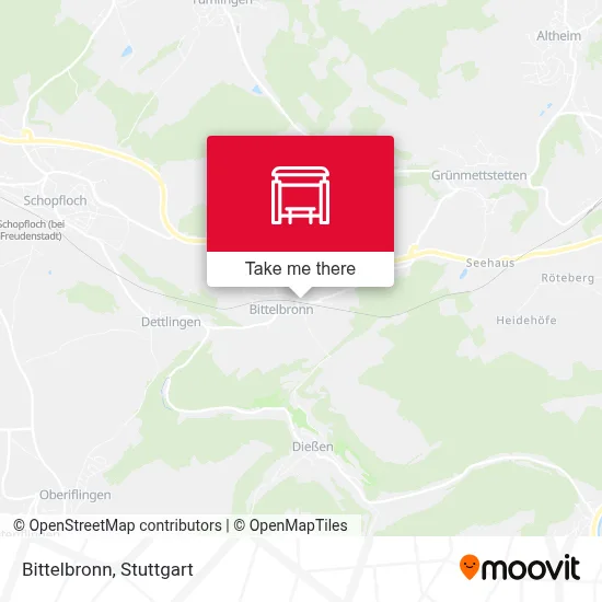 Bittelbronn map