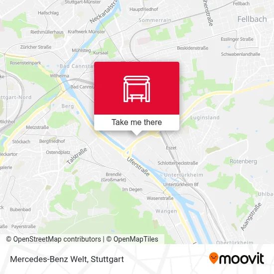 Mercedes-Benz Welt map