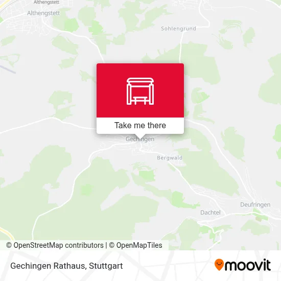 Gechingen Rathaus map