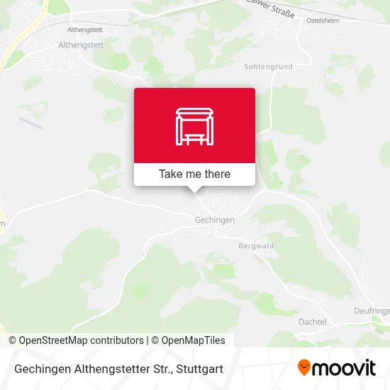 Gechingen Althengstetter Str. map