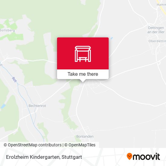 Erolzheim Kindergarten map