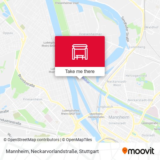 Mannheim, Neckarvorlandstraße map