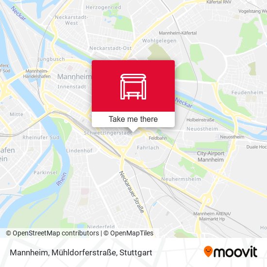Карта Mannheim, Mühldorferstraße