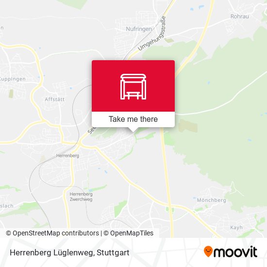 Herrenberg Lüglenweg map
