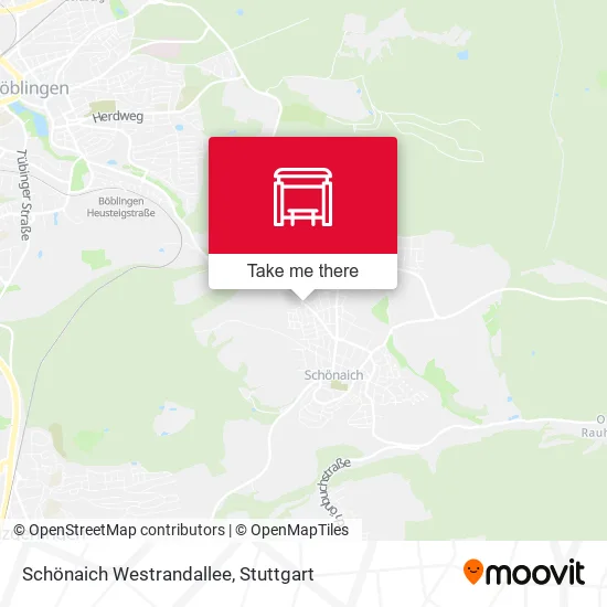Карта Schönaich Westrandallee