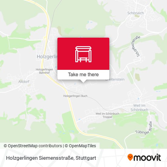 Holzgerlingen Siemensstraße map