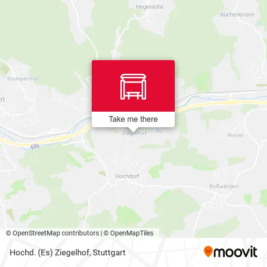 Карта Hochd. (Es) Ziegelhof