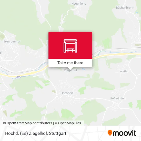 Карта Hochd. (Es) Ziegelhof