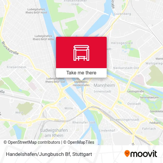 Карта Handelshafen/Jungbusch Bf