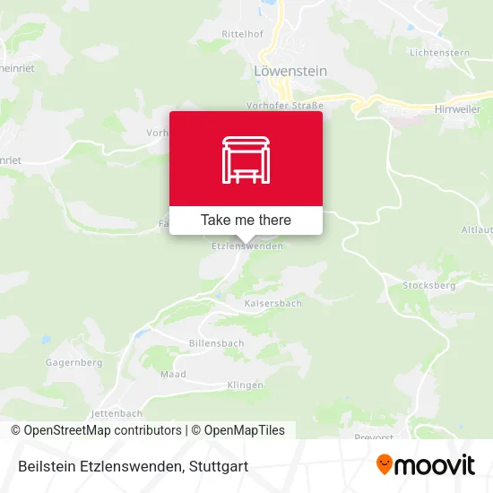 Карта Beilstein Etzlenswenden