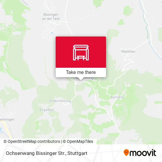 Карта Ochsenwang Bissinger Str.
