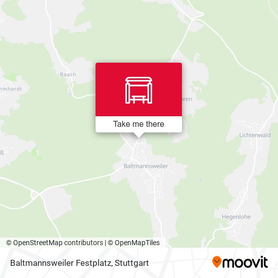 Baltmannsweiler Festplatz map