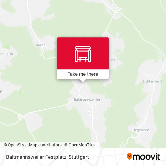 Baltmannsweiler Festplatz map