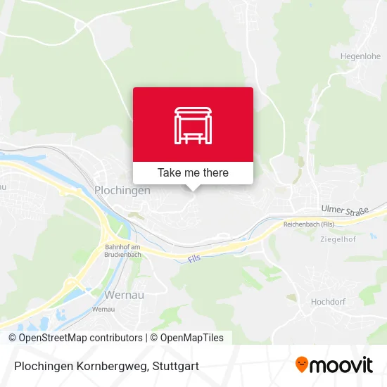 Карта Plochingen Kornbergweg