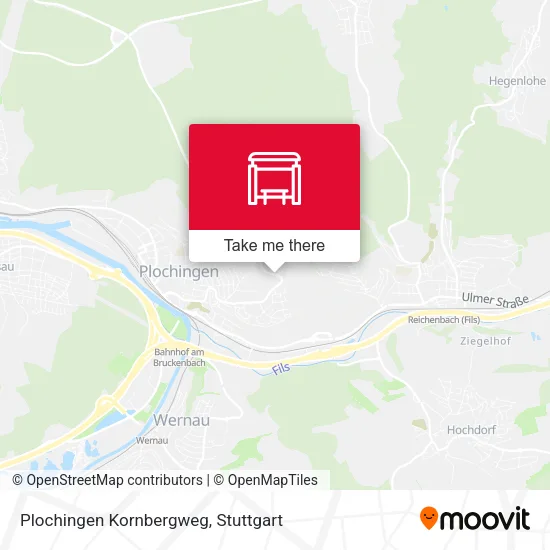 Карта Plochingen Kornbergweg