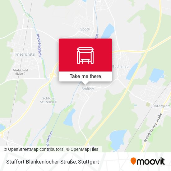 Staffort Blankenlocher Straße map