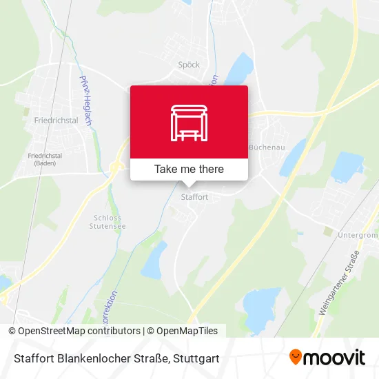 Карта Staffort Blankenlocher Straße