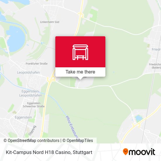 Kit-Campus Nord H18 Casino map