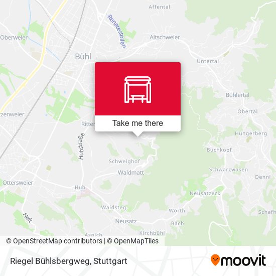 Riegel Bühlsbergweg map