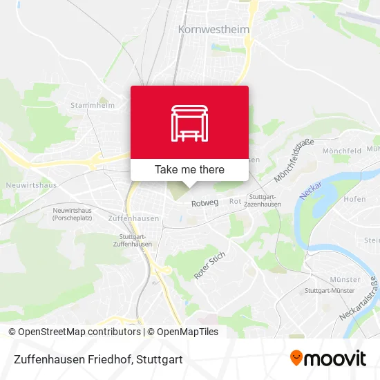 Карта Zuffenhausen Friedhof