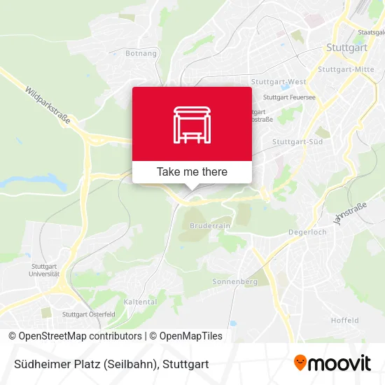 Карта Südheimer Platz (Seilbahn)