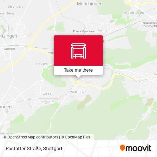 Карта Rastatter Straße