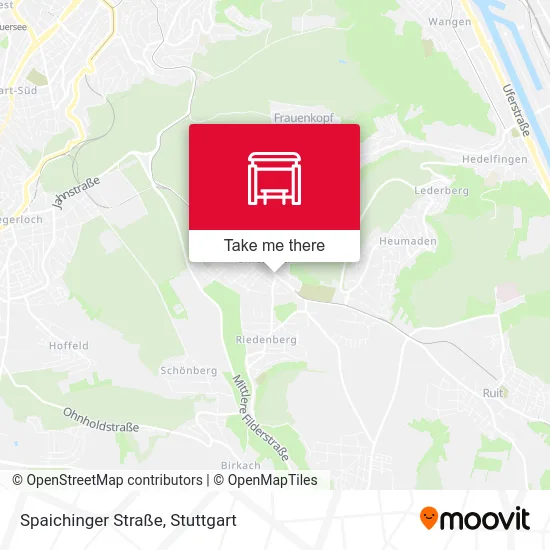 Карта Spaichinger Straße