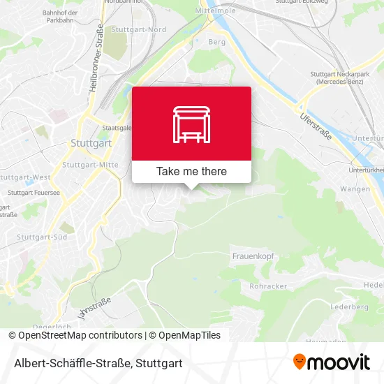 Карта Albert-Schäffle-Straße