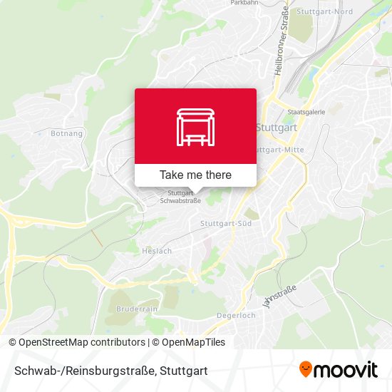 Schwab-/Reinsburgstraße map